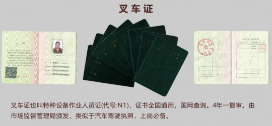 云南省报名考个叉车证需要什么资料，多少钱？